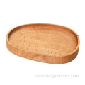 Solid Wood Serving Tray Multi-purpose Decorative Plate